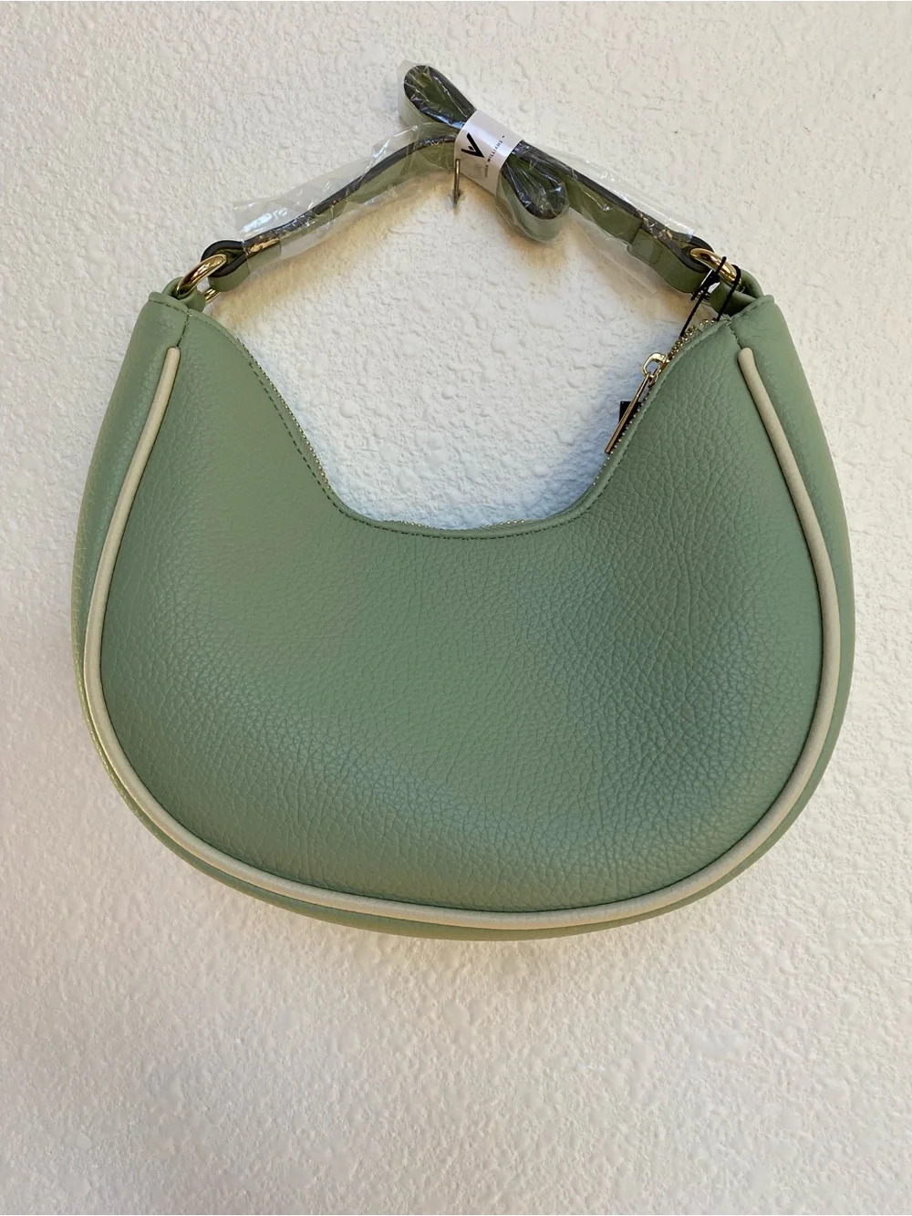 Vanessa Williams Crescent Hobo Bag in Mint Green